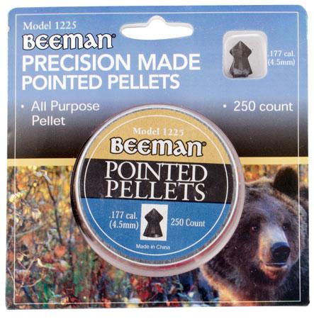 BEE 1225     POINTED PELLETS .177    250CT