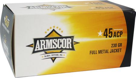 ARMS 50443 45ACP 230GR FMJ - VALUE PACK  100/12