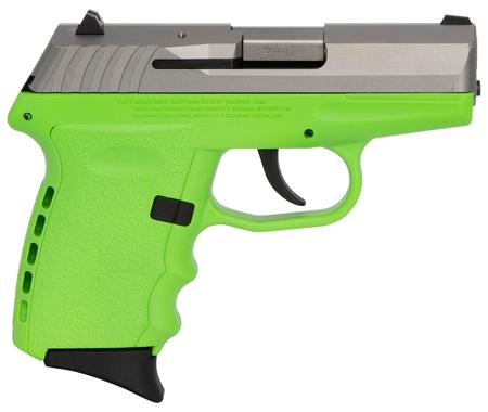 SCCY CPX2TTLG     9MM 3.1 SS  NMS LIME         10R