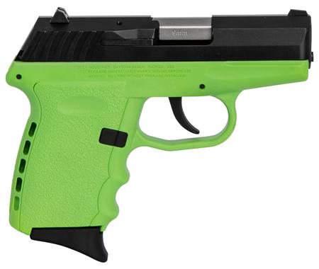 SCCY CPX2CBLG     9MM 3.1 CRB NMS    LIME      10R
