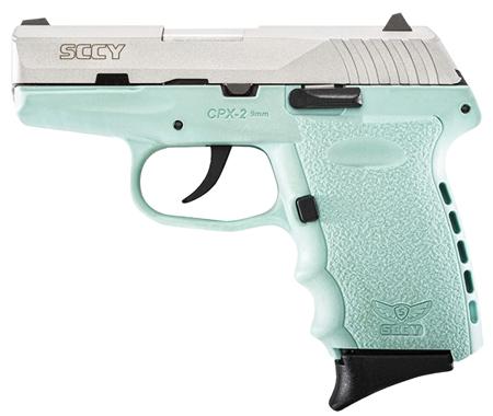 SCCY CPX2TTSB     9MM 3.1 SS  NMS  BLUE        10R