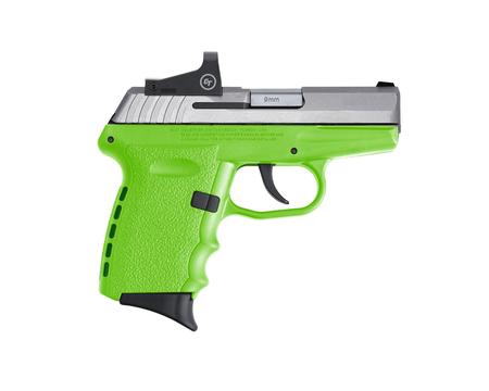 SCCY CPX2TTLGRD  9MM TTLIME  NOSAFE RED DOT  10R