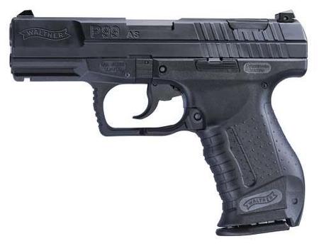 WAL P99AS 9MM 4in BLK 2-15RD
