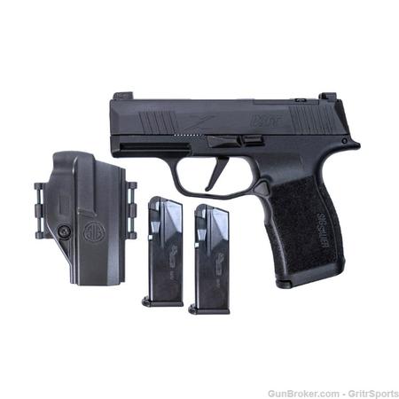 SIG SAUER P365 X-SERIES TACPAC BLACK MANUAL SAFETY (3)12RD MAGS 3.1
