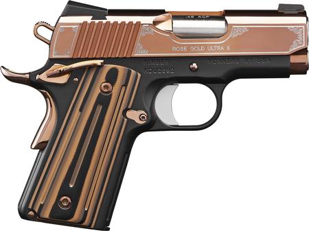 KIMBER 1911 ROSE GOLD ULTRA II PINK CHAMPAGNE PVD FINISH 3