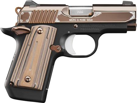 KIMBER MICRO 9 ROSE GOLD (NS) PINK CHAMPAGNE PVD 3.15