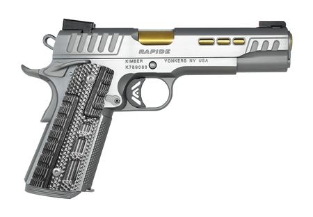 KIMBER 1911 CUSTOM RAPIDE (DAWN) DN STAINLESS FINISH GOLD 5