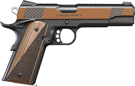 KIMBER 1911 STAINLESS RAPTOR II COLLECTOR EDITION BRONZE FINISH 5