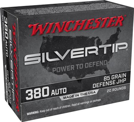 WINCHESTER W380ST SILVER TIP HP 85GRN