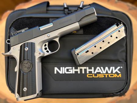 NIGHTHAWK 1911 DOMINATOR GOVERNMENT STAINLESS FRAME NIGHT SIGHTS 5
