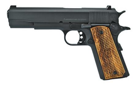 GOVERNMENT 1911 9MM BL/WD 8+1 MATTE FINISH / WOOD GRIPS