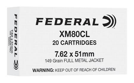 FED XM80CL 7.62X51 NATO 149GR 20/500